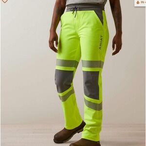 NWT ARIAT Rebar Durastretch Womens Workwear Hi-Vis Class‎ E Pullon Pants - M